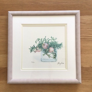 【子宝】ざくろ水彩画　プリント