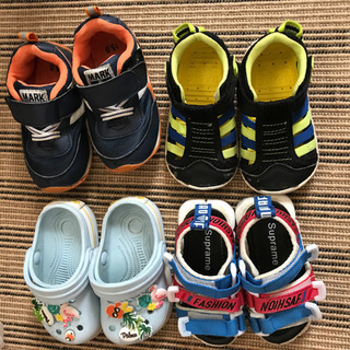 女の子 シューズ　靴 冬用ブーツ夏用サンダル 13 14 15cm 11足セットの画像