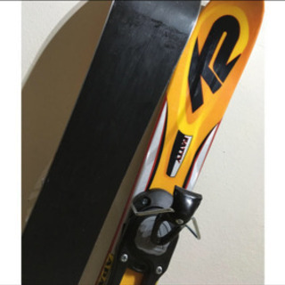 K2ファットスキー　FATTY + Haglofs スキーバッグの画像