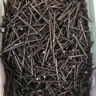 大量 釘 赤 黒 真鍮色 長さ40mm 16mmの画像