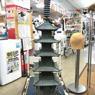 12/25販売 森)鋳物 五重塔