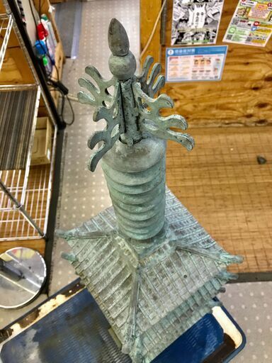 (12/25販売 森)鋳物 五重塔