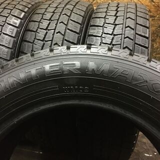 DUNLOP WINTER MAXX WM02 205/60R16 16インチ スタッドレス 4本 2016年製 バリ溝 ヴォクシー ステップワゴン等　(VTH315) クレジットカード QR決済可能