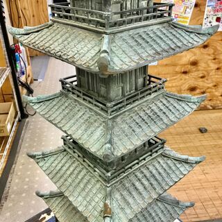 美芸 12/25販売 森)鋳物 五重塔