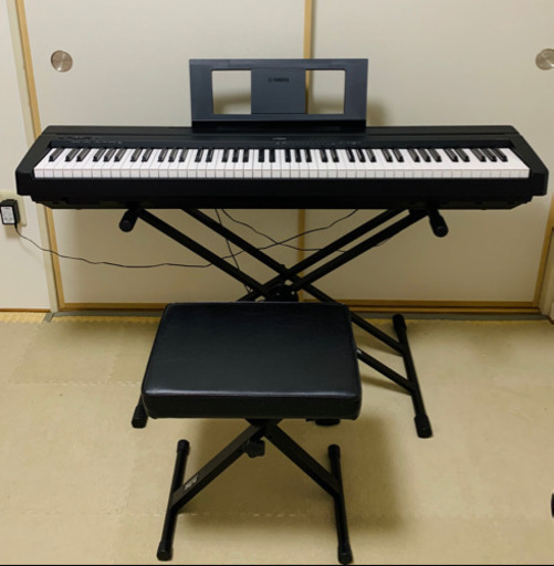 YAMAHA P-45B 電子ピアノ 88鍵盤 X椅子セット
