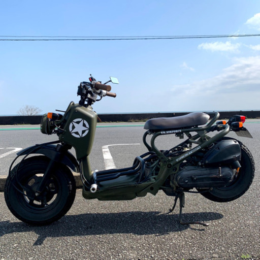 ズーマー50ミリタリーカスタム　走行18000 3/26まで期間限定値下げ