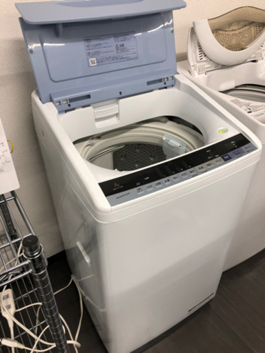 【洗濯機・日立】ビートウォッシュ BW-V70B⭐️2017年製⭐️動作確認済み⭐️洗い済み