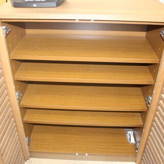 美品！unico ウニコ キャビネット W745(LIJN-BRレイン)★大幅値下げ★大田区・品川区 配送・設置無料★店頭取引歓迎！の画像