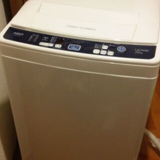 洗濯機　アクア７ｋｇ　２０１６年製