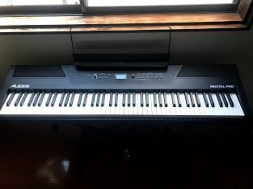 Alesis 88鍵盤 電子ピアノ ハンマーアクション鍵盤 Recital Pro ブラック