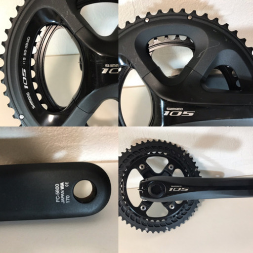 SHIMANO シマノ 105 5800 クランク・FD・RD 3点セット SHIMANO シマノ 105 5800 クランク・FD・RD 3点セット