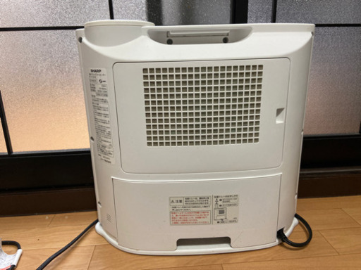 シャープ プラズマクラスター搭載 加湿機能付 セラミックファンヒーター ホワイト HX-H120-W