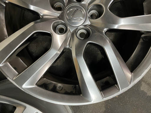 LEXUS純正ホイール18インチ　ロックナット付き
