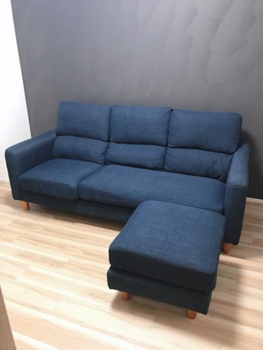 3人掛け　洗えるコーナーカウチソファ　値下げしました！