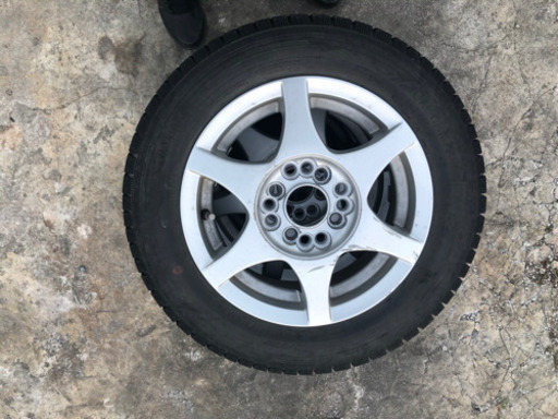 ◆値下げしました◆▶︎▶︎◆マルチホールアルミホイール付きタツドレスタイヤー165/65R13◀︎◀︎