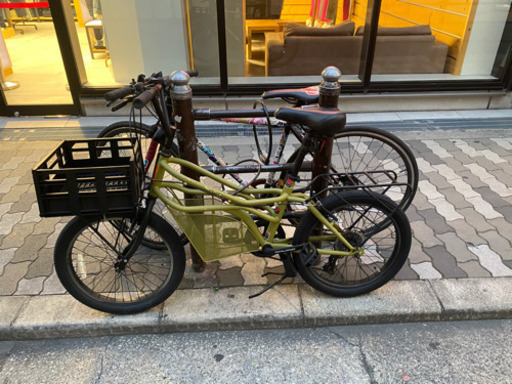 DOPPELGANGER(ドッペルギャンガー)20インチ カーゴバイク [ROADYACHTシリーズ] シマノ7段変速 オリジナルカーキ 330-C-BG