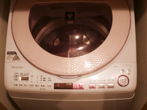 【受付終了】シャープ全自動洗濯機8kg 乾燥4.5kg SHARP ES-TX8A-P 12/6まで