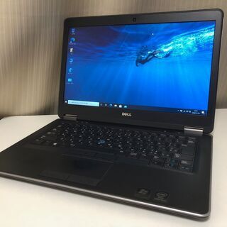 【第四世代Core i5・新品SSD・バックライトキーボード・webカメラ搭載】DELL Latitude E7440 Core i5-4300U メモリ4GB SSD 240GB WiFi搭載 Win10 Pro【ウルトラブック】の画像