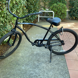 ビーチクルーザー（ブラック） ✨クラシッククルーザー 自転車 26