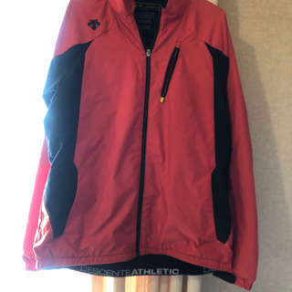 descente EKS オレンジ&ブラック　スポーツジャケット　ビックサイズの画像