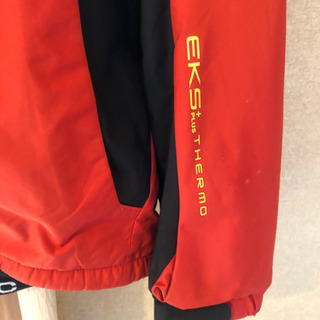 descente EKS オレンジ&ブラック　スポーツジャケット　ビックサイズの画像