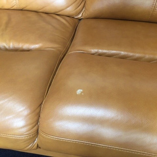 本革カウチソファ　取りに来ていただける方限定の画像