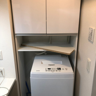 新品購入時16500円の木製ランドリーラックの画像