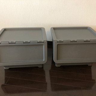 【急募0円】カインズ 収納ケース 美品 グレー