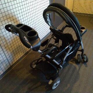 二人乗りベビーカー＆雨カバー　GRACOの画像