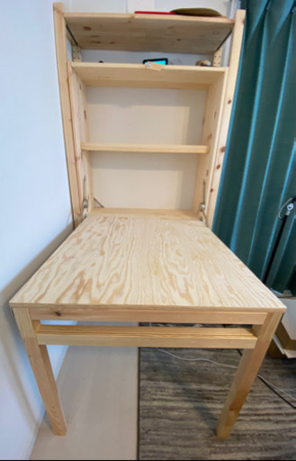IKEA Ivar 折りたたみテーブル付き収納棚