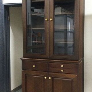マルニ木工 MARUNI ダイニングボード 食器棚 カップボード 地中海シリーズ マホガニー 高級家具