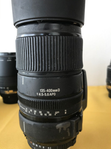 一眼レフカメラ2台セット D60, D5000 レンズ3本 