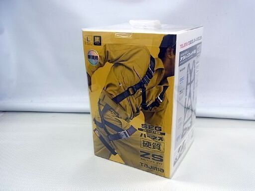 新品未開封品 タジマ フルハーネスZS Lサイズ AZSL-BK SEG 硬質 アクティブフィット 安全帯 黒/ブラック TAJIMA