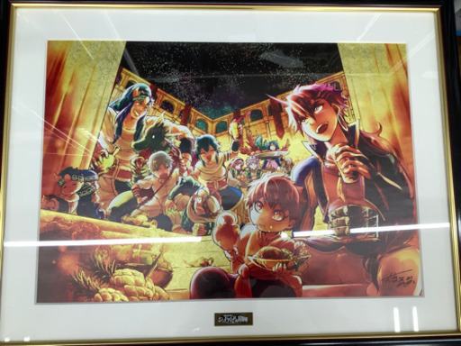 複製原画　シンドバッドの冒険　『商会の日常』　サイン入り