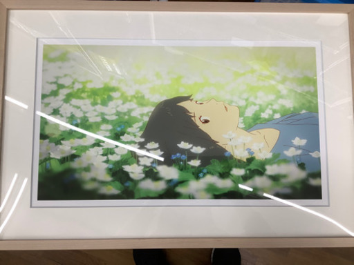 複製原画　おおかみこどもの雨と雪