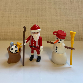 playmobil サンタクロースと雪だるまブリスターセット 今月末までの画像