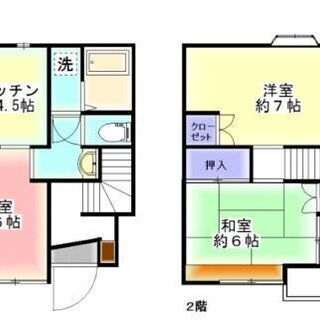 1705.大袋 2LDK 57㎡ バイク置場有(無料) 駐輪場有...