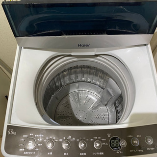 洗濯機(Haier/5.5kg/2017年製)※引越しの為の画像