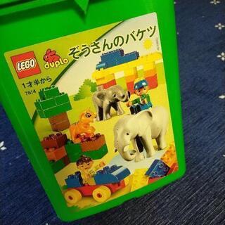 ぞうさんのバケツ　レゴブロックの画像