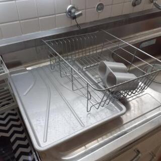 食器 水切りカゴ パール金属製の画像