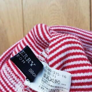 BURBERRY　ベビー帽子の画像