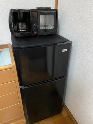 冷蔵庫と3WAYブレックファーストメーカー