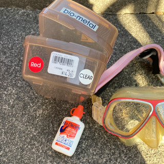 ダイビング　ゴーグル　曇り止めセットの画像