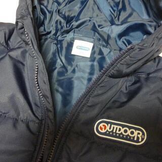 【しまむら × OUTDOOR】キッズ用 中綿迷彩柄ジャケット サイズ150の画像