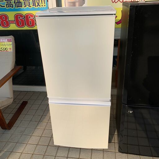 SHARP シャープ　137L冷蔵庫　SJ-14Y-W　2013年製