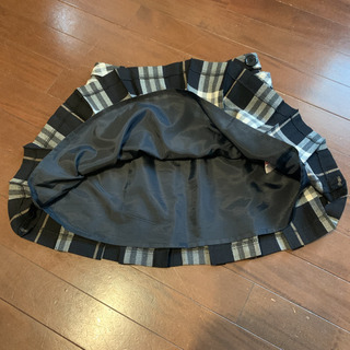 BURBERRY LONDON BLUE LABEL ミニスカート 36 白×黒の画像