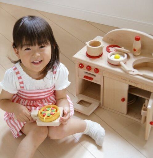 未使用　木製おもちゃのだいわ 充実キッチンセット おままごと 木のおもちゃ