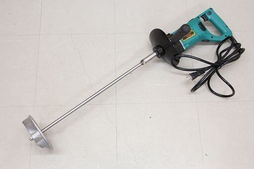 美品 RYOBI リョービ パワーミキサー 2スピード かくはん機　撹拌機 PMT-1362A グリーン(D3733wY)