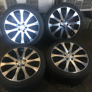 引き取り限定！　ヴェネルディ  18インチアルミホイール 215/45R18 93w タイヤおまけ