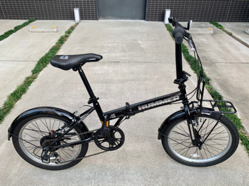 ハマー[HUMMER] 折り畳み FDB206 TANK-N 20インチ 折りたたみ自転車 ウェザリングブラック